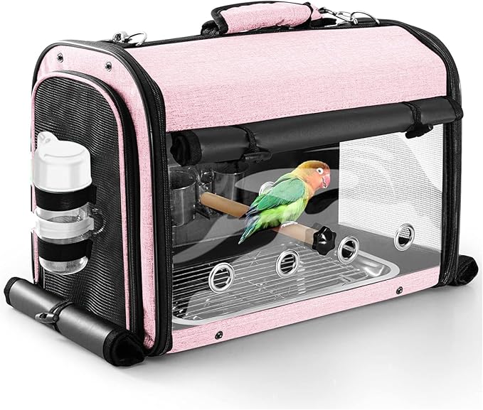 SUERTREE Bird Carrier Bag Bird Travel Cage by Suertree