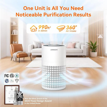 AIRROMI Air Purifier for Bedroom - Image 2