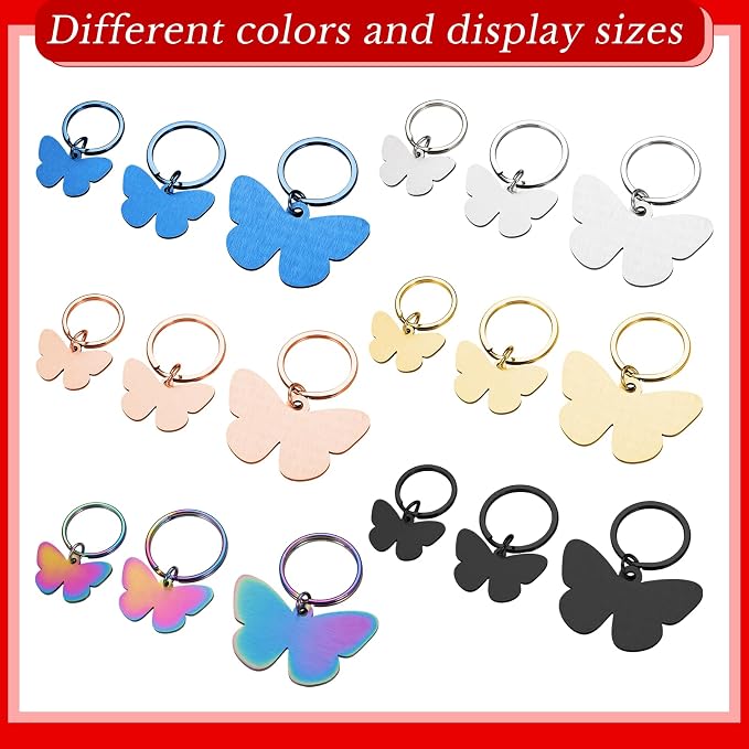 Custom Butterfly Dog Tag - Image 8