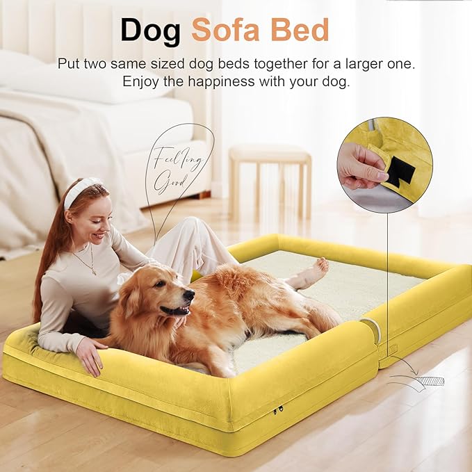 Large Dog Bed Orthopedic Washable: Beds Bolster XXL Bed Big XLarge Dogs Egg - Image 3