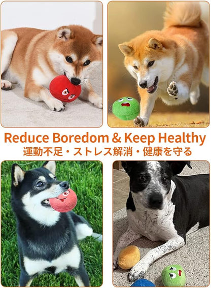 SCHITEC Squeaky Dog Toys, Soft Stuffed Plush Balls - Image 7