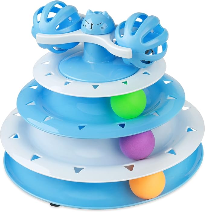 UPSKY Cat Toy Roller 4-Level Turntable Cat Toy Balls by UPSKY