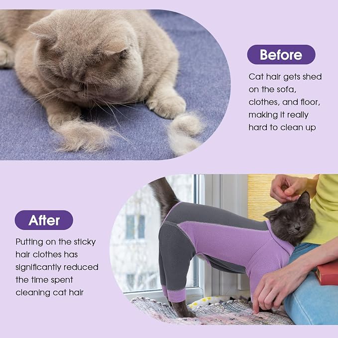 SUNFURA Hair Sticky Cat Clothes, Cat Sweater - Image 4