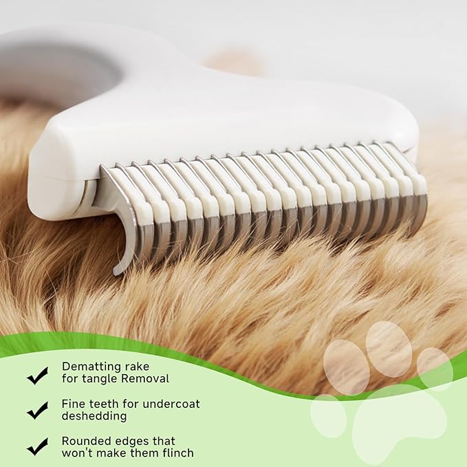 Pet Steam Brush for Dog & Cat – shower bath brush – Steam for Shedding & - Image 4