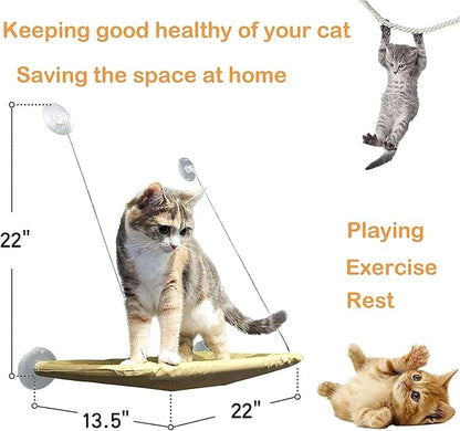 Cat Hammock with Suction Cups - Image 4