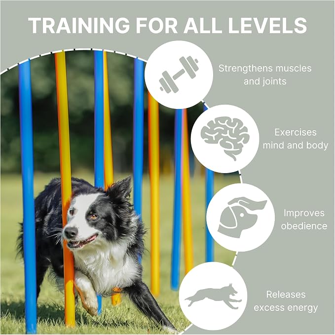 Trixie Dog Agility Slalom Course - Image 4
