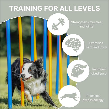 Trixie Dog Agility Slalom Course - Image 4
