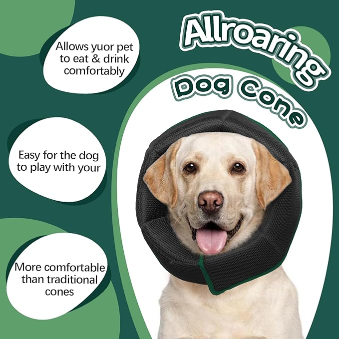 Dog Cone Collar After Surgery, Adjustable Soft Recovery Cone - Image 5