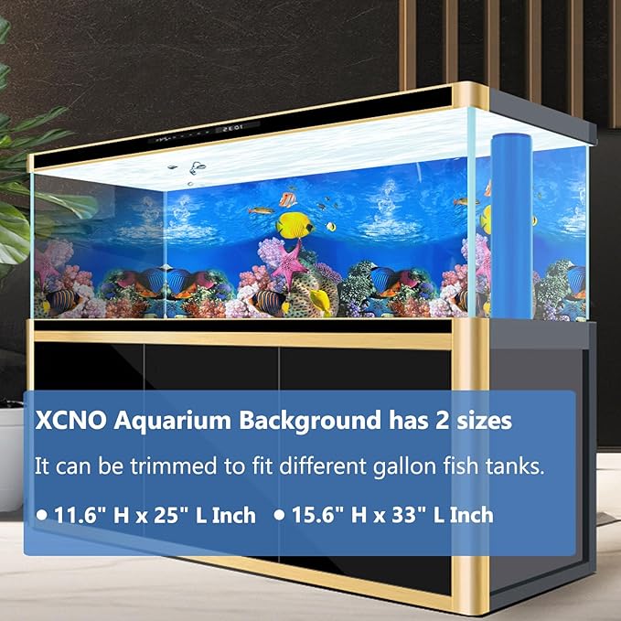 Aquarium Background Poster Water Plants 3D Coral Fish Tank Background Picture - Image 2