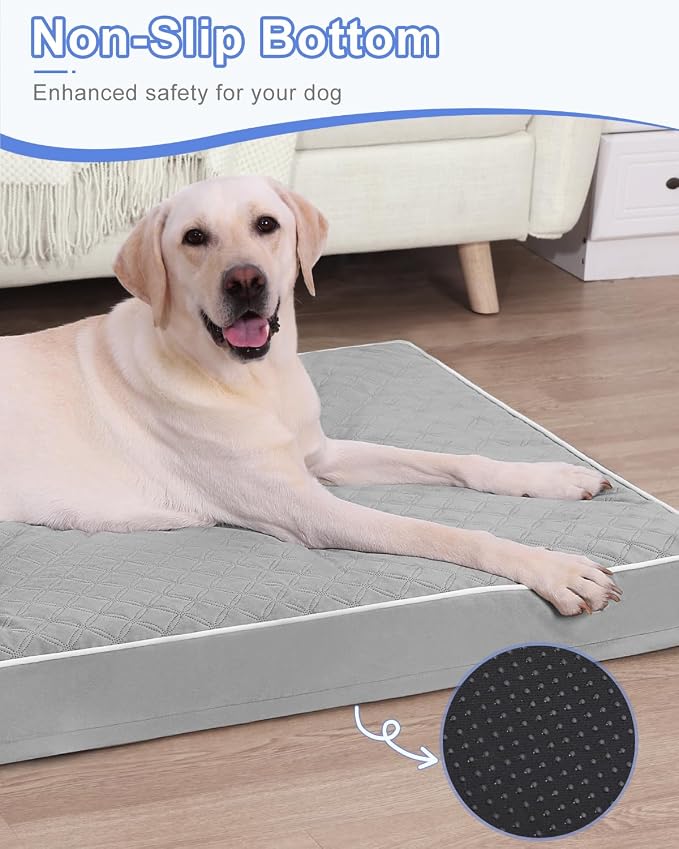 KSIIA Orthopedic Dog Bed for Crate Large Dog Bed - Image 7