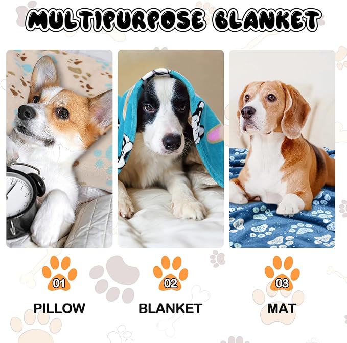 Rezutan Premium Dog Blankets for Large Dogs & Cat Flannel Blanket Washable - Image 7