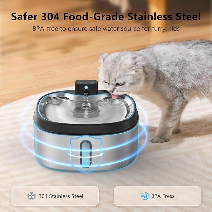 Wireless Cat/Dog Water Fountain 7L/1.8Gal - Image 3