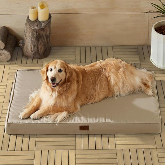 BFPETHOME Outdoor Dog Bed for Large Dogs, Waterproof, Orthopedic by BFPETHOME