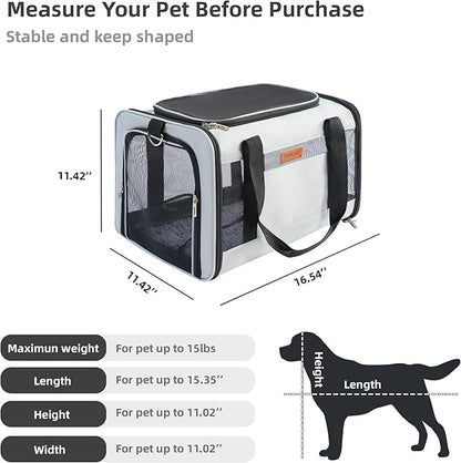 YUNIQUE Soft-Sided Cat & Dog Carrier - Image 2