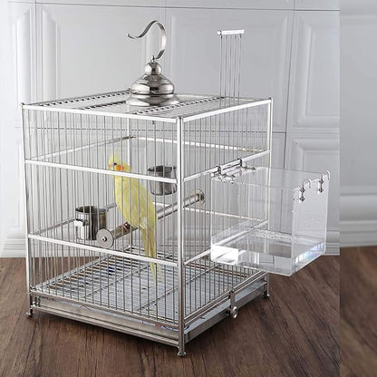 Bird Bath Cage, Cleaning Pet Supplies Cockatiel Bird Bathtub - Image 6