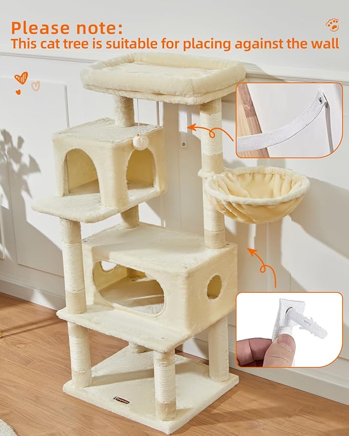 Taoqimiao Cat Tree, 49-Inch Cat Tower - Image 8