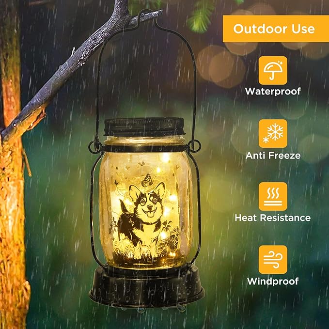kyoryuger Corgi Gifts for Women/Men Corgi Solar Lanterns Dog Mom Birthday Dog - Image 5
