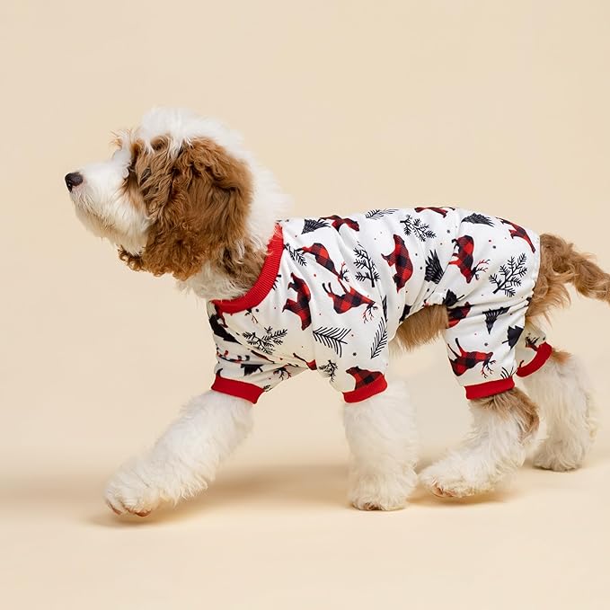 Fitwarm Reindeer Dog Christmas Pajamas, Winter Doggy Clothes - Image 7