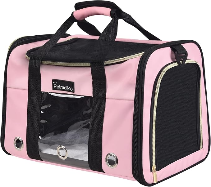 Petmolico Cat Carrier Soft-Sided Pet Bag by Petmolico