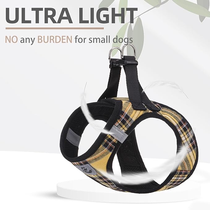 PUPTECK Adjustable Dog Harness Collar and Leash Set Step in No Pull Pet Harness - Image 6
