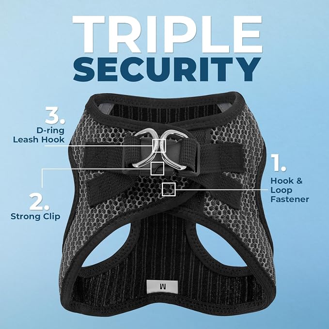 Best Pet Supplies Voyager Step-in Air All Weather Mesh Harness and Reflective - Image 2