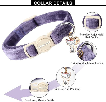 ARING PET 2 Pack Cat Collars-Cute Breakaway Cat Collar - Image 3