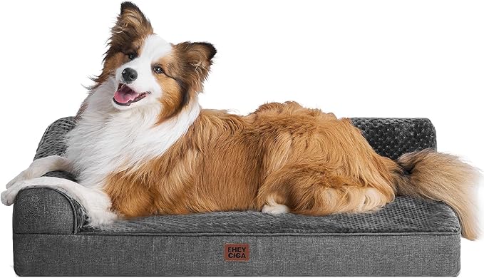 EHEYCIGA XL Dog Bed Memory Foam by EHEYCIGA