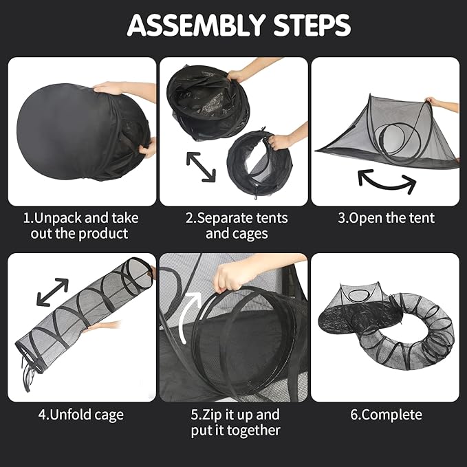 Rest-Eazzzy Outdoor Cat Enclosures, Portable Cat Tent - Image 5