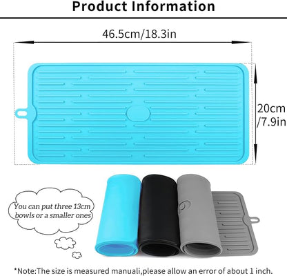 Ptlom Pet Placemat for Dog and Cat, Anti-Slip Waterproof Dogs Feeding Mat - Image 2