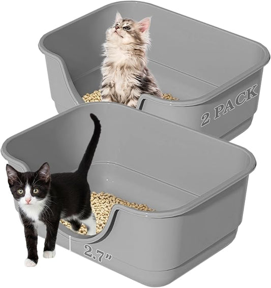2 Pack Low Entry Small Litter Box by Unknown