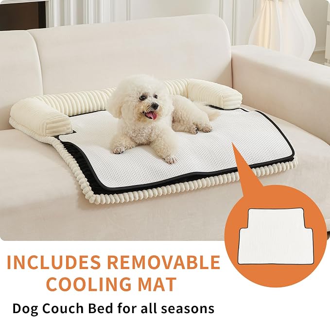 HAOMAIJIA Dog Couch Bed for Large Dogs, Non Slip Pet Couch Covers for Sofa - Image 2