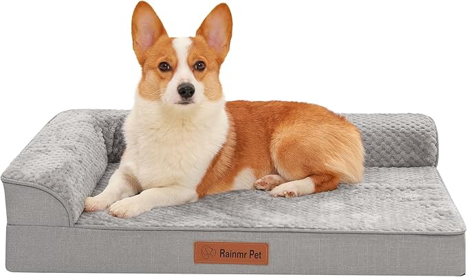 Orthopedic Dog Bed Medium Size Dog, Memory Foam Dogs Bed by RainmrBedding
