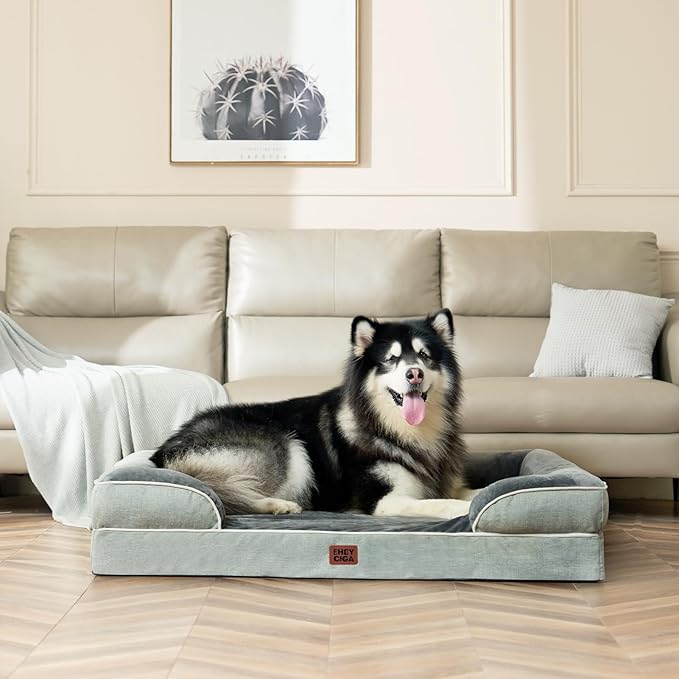 EHEYCIGA Orthopedic Dog Beds for Extra Large Dogs, Waterproof Memory Foam XXL - Image 8