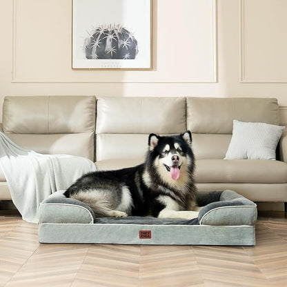 EHEYCIGA Orthopedic Dog Beds for Extra Large Dogs, Waterproof Memory Foam XXL - Image 8