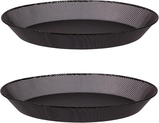 2pcs Metal Round Bird Feeders Tray, Wild Birds Seed Feeder, Mesh Tray Outdoor by Unknown