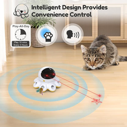ORSDA Cat Laser Toy, 2-in-1 Interactive Automatic Motion Activated Moving 8 - Image 5