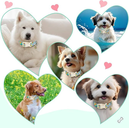 Easter Dog Collar for Medium Dogs, Adjustable Green Medium Dog Collar - Image 7