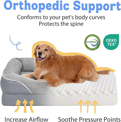 Washable Orthopedic Large Dog Bed - Image 2