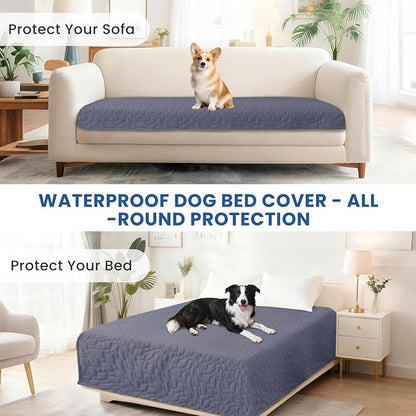 Waterproof Couch Covers for Pets, Waterproof Dog Bed Cover, Anti-Slip Soft Dog - Image 7