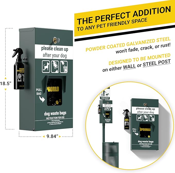Dog Waste Station Pull Out Bag Dispenser - Image 5