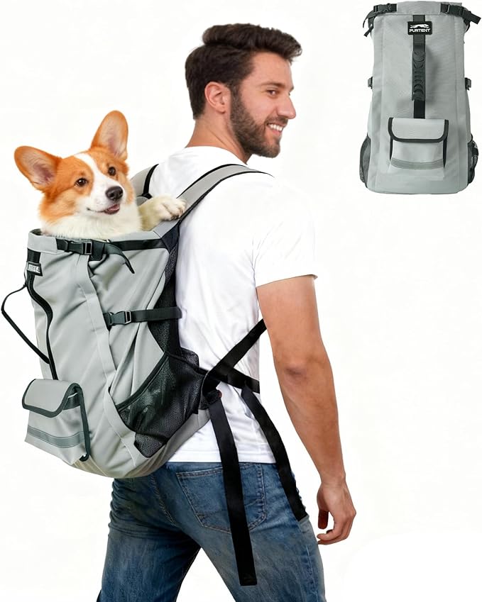 Pet Carrier Backpack for Medium to Large Dogs up to 33 lbs, Waterproof and by FURTENT