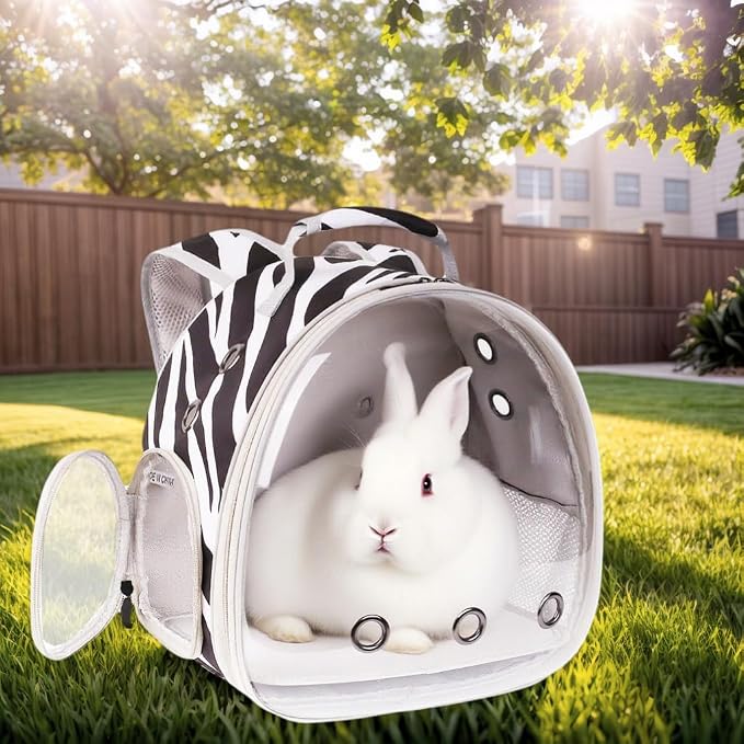 Portable Small Animal Backpack Travel Breathable Pet Carrier Bag Cages - Image 5