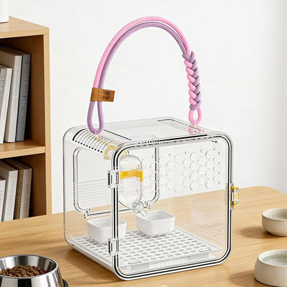 Bird Carrier - Portable Clear Cage - Image 3