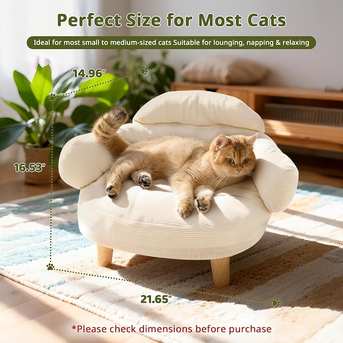 Cat Sofa Furniture-Style Pet Bed - Image 3