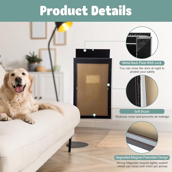 Dog Door Aluminum Pet Door - Image 6