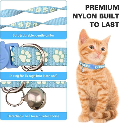 16 PCS Breakaway Cat Collars, Kitten Collar - Image 6