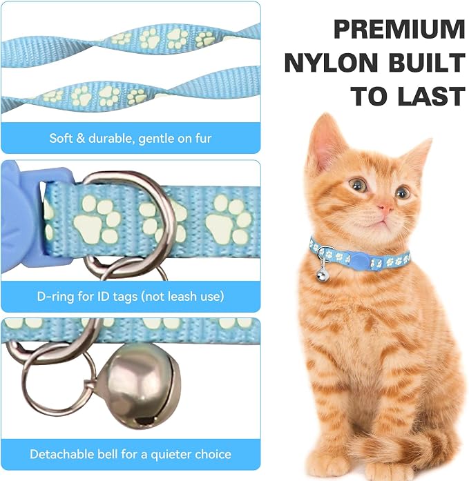 16 PCS Breakaway Cat Collars, Kitten Collar - Image 6