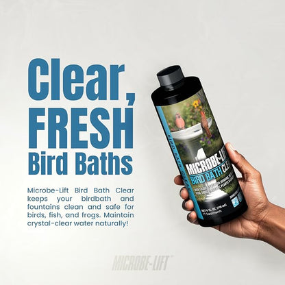 Microbe-Lift Bird Bath Clear Two-in-One Water Cleaner – 4 Oz – Safe - Image 2