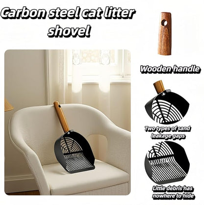 Chinshwehaw Premium Stainless Steel Cat Litter Scoop-Triple Guard - Image 2