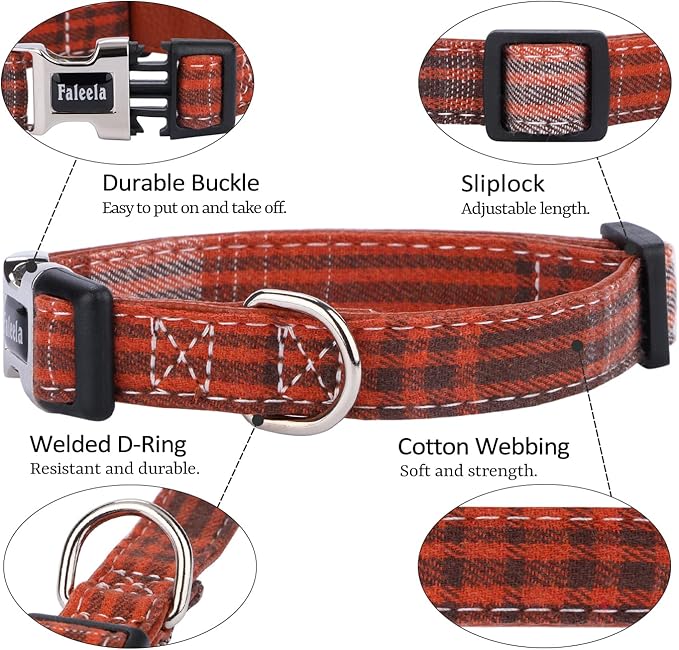 Faleela Soft &Comfy Bowtie Dog Collar, Detachable and Adjustable Bow Tie Collar - Image 3